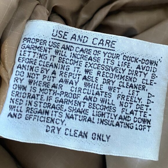 Tan‎ Puffer Long Down Jacket Insulated Coat Women's Plus SIze 18 - Picture 7 of 9